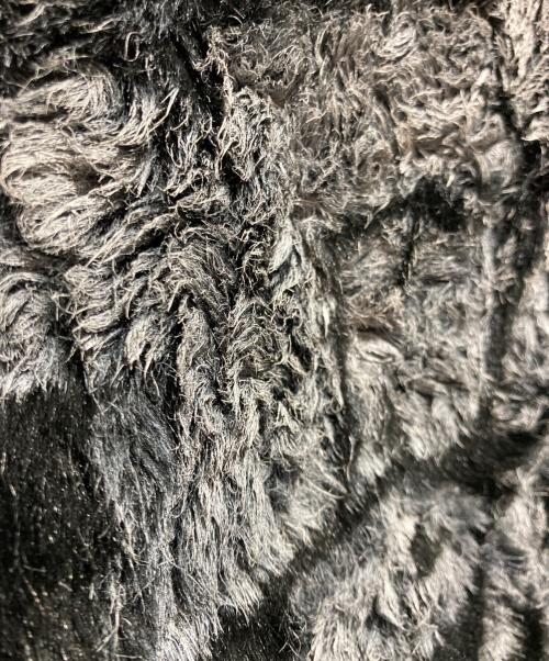 doublet（ダブレット）doublet (ダブレット) HAND PAINTED FUR JACKT ブラック サイズ:Ｍの古着・服飾アイテム