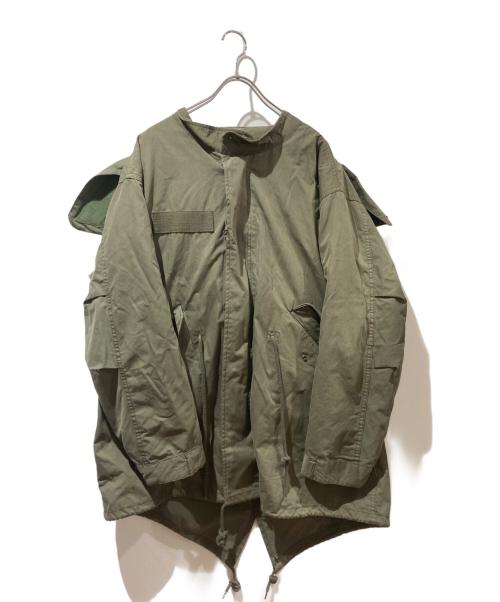 HOUSTON（ヒューストン）HOUSTON (ヒューストン) EXTREME COLD WEATHER PARKA グリーン サイズ:XSの古着・服飾アイテム