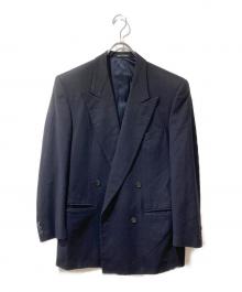 ERMENEGILDO ZEGNA（エルメネジルド・ゼニア）の古着「カシミヤダブルジャケット」｜ネイビー