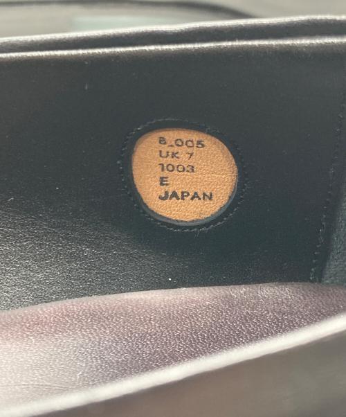 CALMANTHOLOGY（カルマンソロジー）CALMANTHOLOGY (カルマンソロジー) ローファー/STYLE. 8 005 VAMP CUT ブラック サイズ:UK7の古着・服飾アイテム