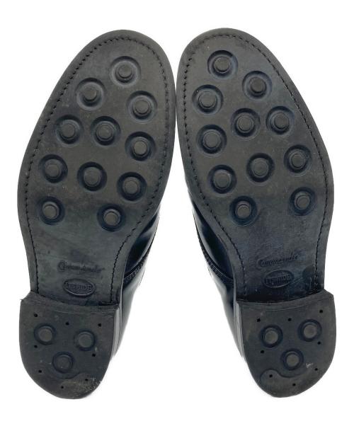 SANDERS（サンダース）SANDERS (サンダース) MILITARY BROAD ARROW APRON DERBY ブラック サイズ:6の古着・服飾アイテム