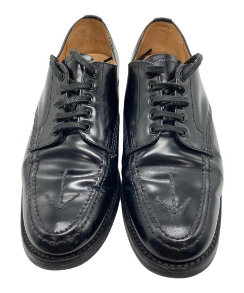 SANDERS（サンダース）SANDERS (サンダース) MILITARY BROAD ARROW APRON DERBY ブラック サイズ:6の古着・服飾アイテム