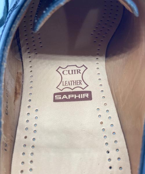 SANDERS（サンダース）SANDERS (サンダース) MILITARY BROAD ARROW APRON DERBY ブラック サイズ:6の古着・服飾アイテム