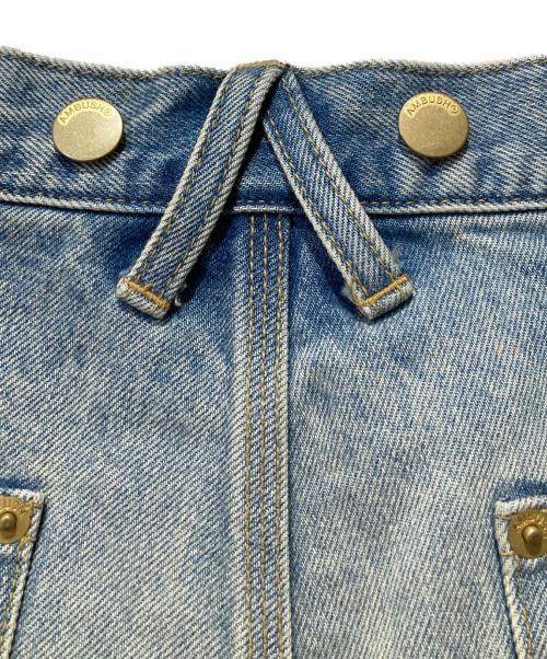 AMBUSH（アンブッシュ）AMBUSH (アンブッシュ) デニムダブルニーショーツ インディゴ サイズ:30の古着・服飾アイテム