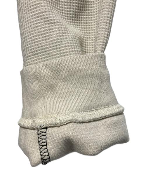 AWAKE（アウェイク）AWAKE (アウェイク) VANSON (バンソン) BONE WAFFLE L/S TEE ブラック×ホワイト サイズ:Ｌの古着・服飾アイテム