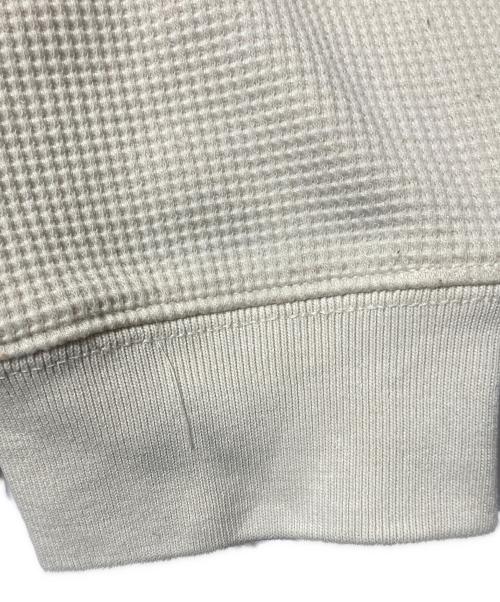 AWAKE（アウェイク）AWAKE (アウェイク) VANSON (バンソン) BONE WAFFLE L/S TEE ブラック×ホワイト サイズ:Ｌの古着・服飾アイテム