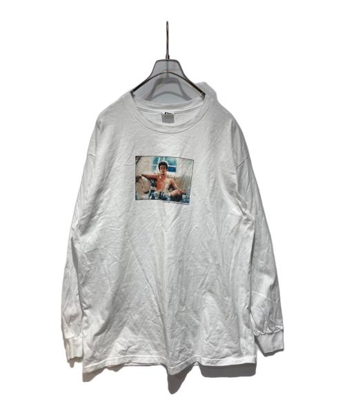 WEBER（ウェーバー）WEBER (ウェーバー) プリントカットソー ホワイト サイズ:XLの古着・服飾アイテム