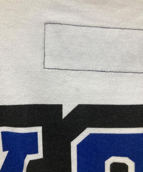 Champion（チャンピオン）Champion (チャンピオン) Mental Athletic プリントカットソー ホワイト×ネイビー サイズ:XLの古着・服飾アイテム