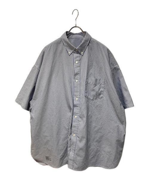 FreshService（フレッシュサービス）FreshService (フレッシュサービス) DRY OXFORD CORPORATE SHIRT ブルー×ホワイト サイズ:Ｌの古着・服飾アイテム