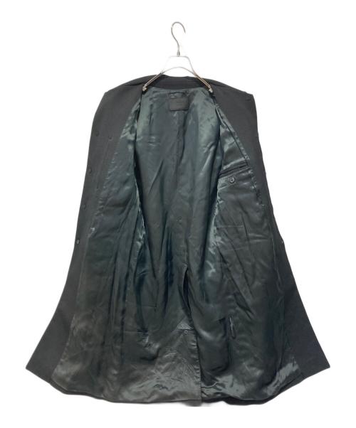 PRADA（プラダ）PRADA (プラダ) 比翼コート ブラック サイズ:44の古着・服飾アイテム