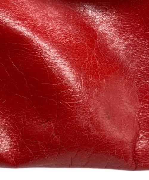 MIU MIU（ミュウミュウ）MIU MIU (ミュウミュウ) ハンドバッグ レッドの古着・服飾アイテム