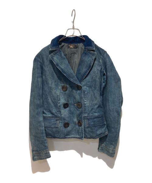 RRL（ダブルアールエル）RRL (ダブルアールエル) ダブルブレストデニムジャケット インディゴ サイズ:1の古着・服飾アイテム
