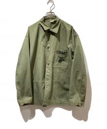 USMC（ユーエスエムシー）の古着「P-41 HBTジャケット」｜オリーブ