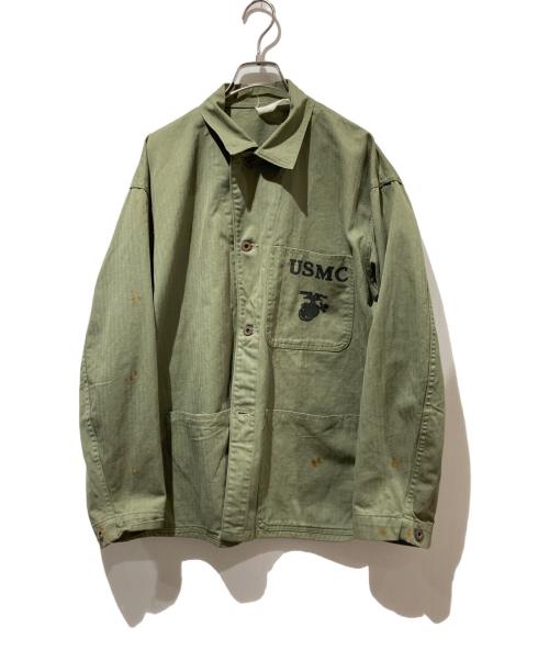 USMC（ユーエスエムシー）USMC (ユーエスエムシー) P-41 HBTジャケット オリーブ サイズ:40の古着・服飾アイテム
