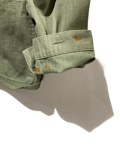 USMC（ユーエスエムシー）USMC (ユーエスエムシー) P-41 HBTジャケット オリーブ サイズ:40の古着・服飾アイテム