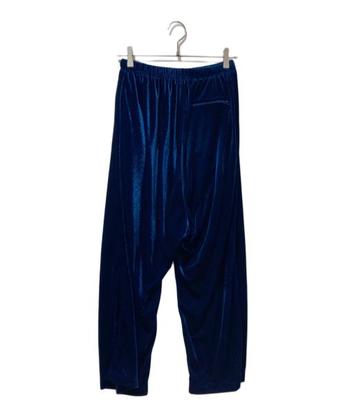 BALENCIAGA（バレンシアガ）BALENCIAGA (バレンシアガ) Velor Wide Pants ブルー サイズ:XSの古着・服飾アイテム