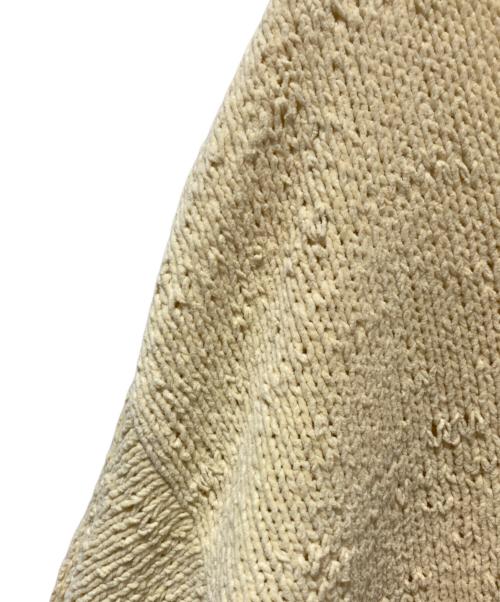 STONE ISLAND（ストーンアイランド）STONE ISLAND (ストーンアイランド) Vネックコットンニット イエロー サイズ:Mの古着・服飾アイテム