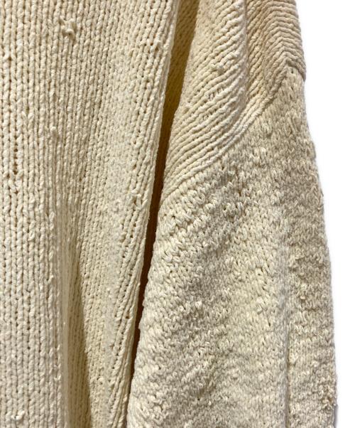 STONE ISLAND（ストーンアイランド）STONE ISLAND (ストーンアイランド) Vネックコットンニット イエロー サイズ:Mの古着・服飾アイテム