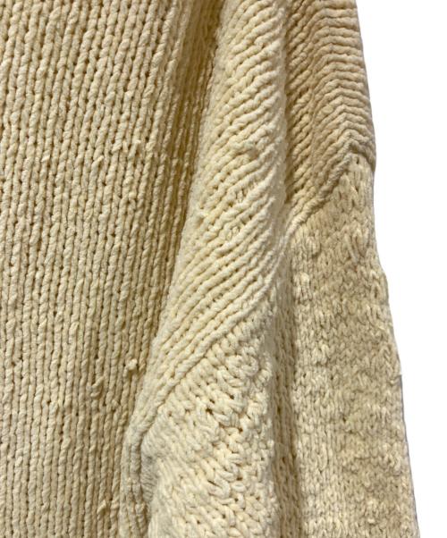 STONE ISLAND（ストーンアイランド）STONE ISLAND (ストーンアイランド) Vネックコットンニット イエロー サイズ:Mの古着・服飾アイテム