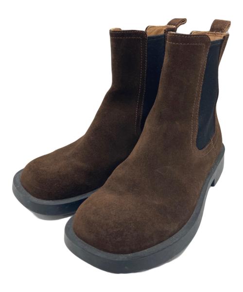 CAMPER（カンペール）CAMPER (カンペール) ヌバックチェルシーブーツ ブラウン サイズ:26㎝の古着・服飾アイテム