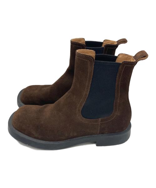 CAMPER（カンペール）CAMPER (カンペール) ヌバックチェルシーブーツ ブラウン サイズ:26㎝の古着・服飾アイテム