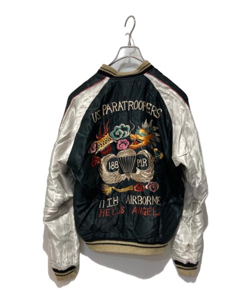 東洋エンタープライズ（トウヨウエンタープライズ）東洋エンタープライズ (トウヨウエンタープライズ) AIRBORNE×ALOHA HAWAII ブラック×ブルー サイズ:Mの古着・服飾アイテム