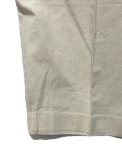 Y's for men（ワイズフォーメン）Y'S for men (ワイズフォーメン) 90’s 2タックコットンワイドスラックス アイボリー サイズ:Lの古着・服飾アイテム