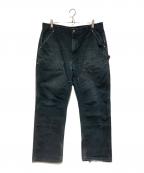 CarHarttカーハート）の古着「ダブルニーパンツ」｜ブラック