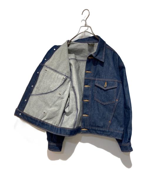 PRSN BLU（プリズンブルー）PRSN BLU (プリズンブルー) 650 Denim Western Jacket インディゴ サイズ:XSの古着・服飾アイテム