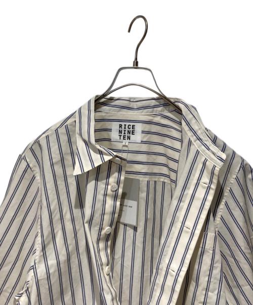 RICE NINE TEN（ライスナインテン）RICE NINE TEN (ライスナインテン) ストライプシャツ ベージュ サイズ:1の古着・服飾アイテム