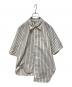 RICE NINE TEN（ライスナインテン）の古着「ストライプシャツ」｜ベージュ