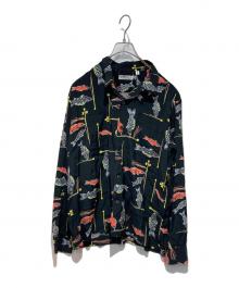 Sun Surf×HINOYA（サンサーフ×ヒノヤ）の古着「RAYON HAWAIIAN SHIRT」｜ブラック