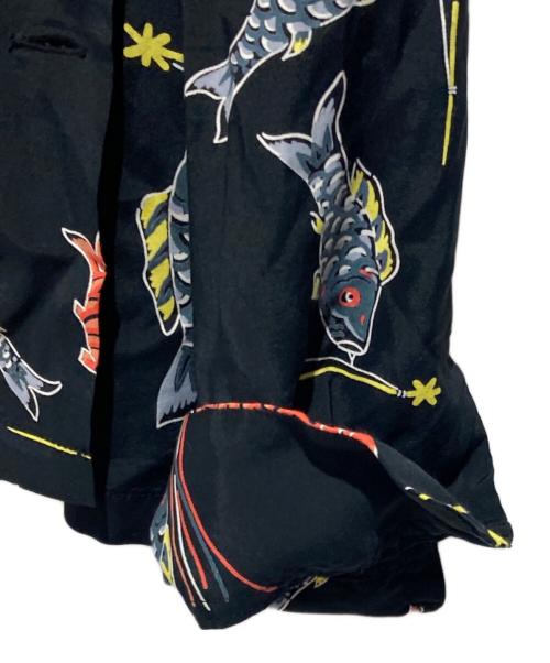 Sun Surf（サンサーフ）Sun Surf (サンサーフ) HINOYA (ヒノヤ) RAYON HAWAIIAN SHIRT ブラック サイズ:Mの古着・服飾アイテム