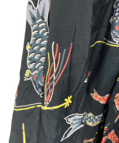 Sun Surf（サンサーフ）Sun Surf (サンサーフ) HINOYA (ヒノヤ) RAYON HAWAIIAN SHIRT ブラック サイズ:Mの古着・服飾アイテム