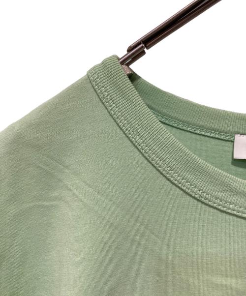 maison kitsune（メゾンキツネ）MAISON KITSUNE (メゾンキツネ) ロゴTシャツ グリーン サイズ:Mの古着・服飾アイテム