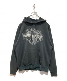 HARLEY-DAVIDSON（ハーレーダビッドソン）の古着「00’s プリントパーカー」｜ブラック