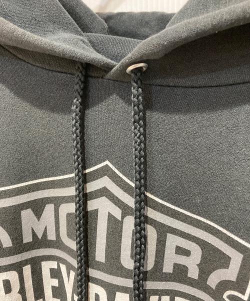 HARLEY-DAVIDSON（ハーレーダビッドソン）HARLEY-DAVIDSON (ハーレーダビッドソン) 00’s プリントパーカー ブラック サイズ:不明の古着・服飾アイテム