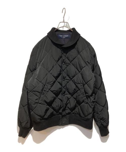 COMME des GARCONS HOMME（コムデギャルソン オム）COMME des GARCONS HOMME (コムデギャルソン オム) キルティングダウンジャケット ブラック サイズ:Lの古着・服飾アイテム