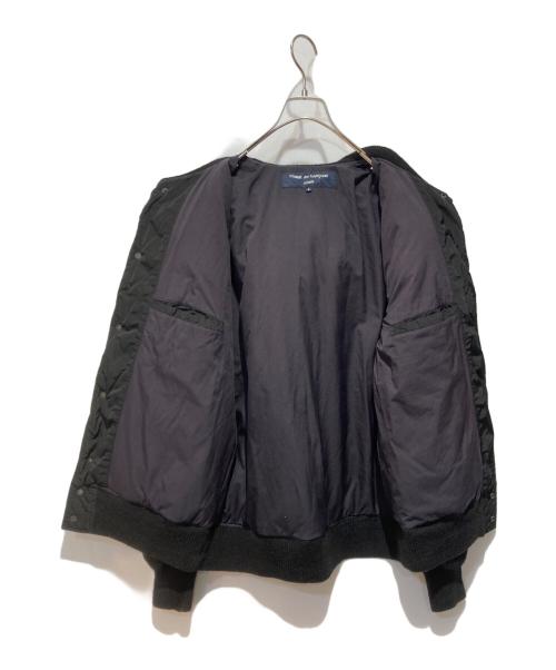 COMME des GARCONS HOMME（コムデギャルソン オム）COMME des GARCONS HOMME (コムデギャルソン オム) キルティングダウンジャケット ブラック サイズ:Lの古着・服飾アイテム