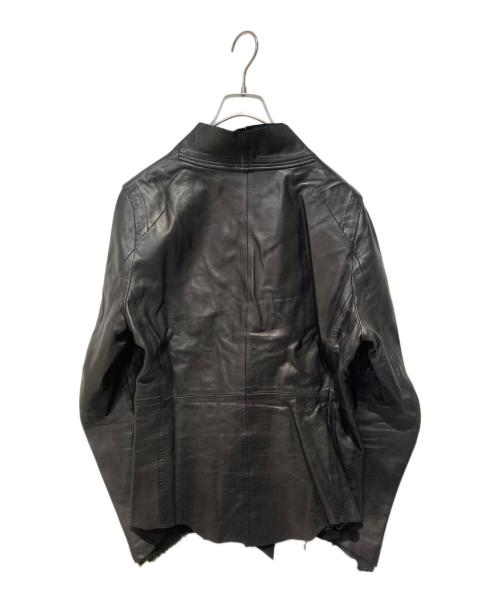 DIRAIN（ディレイン）DIRAIN (ディレイン) ラムレザージャケット ブラック サイズ:2の古着・服飾アイテム
