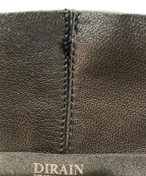 DIRAIN（ディレイン）DIRAIN (ディレイン) ラムレザージャケット ブラック サイズ:2の古着・服飾アイテム