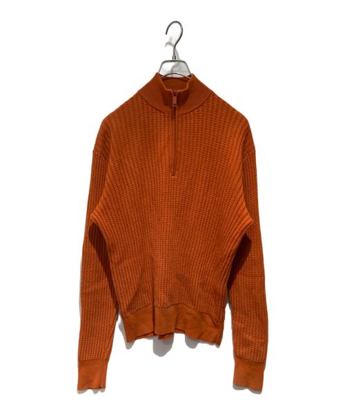 MACKINTOSH（マッキントッシュ）MACKINTOSH (マッキントッシュ) 12ゲージハーフジッププルオーバーニット オレンジ サイズ:Mの古着・服飾アイテム