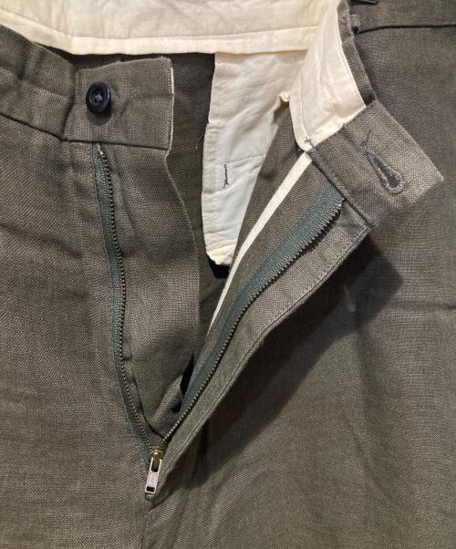 BROOKS BROTHERS（ブルックスブラザーズ）BROOKS BROTHERS (ブルックスブラザーズ) リネンワイドスラックス グリーン サイズ:36の古着・服飾アイテム