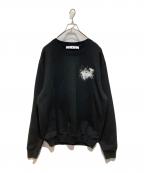 OFFWHITEオフホワイト）の古着「プリントスウェット」｜ブラック