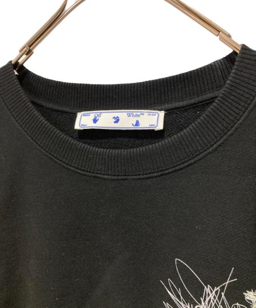 OFFWHITE（オフホワイト）OFFWHITE (オフホワイト) プリントスウェット ブラック サイズ:XXLの古着・服飾アイテム