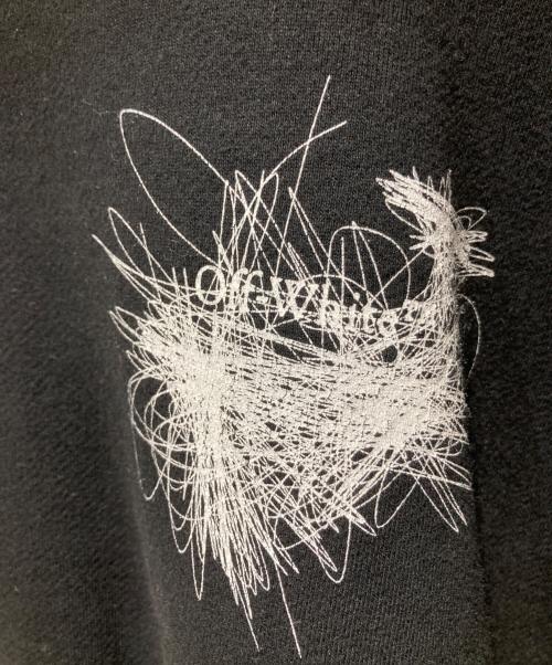 OFFWHITE（オフホワイト）OFFWHITE (オフホワイト) プリントスウェット ブラック サイズ:XXLの古着・服飾アイテム