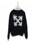 OFFWHITE (オフホワイト) プリントスウェット ブラック サイズ:XXL：17000円