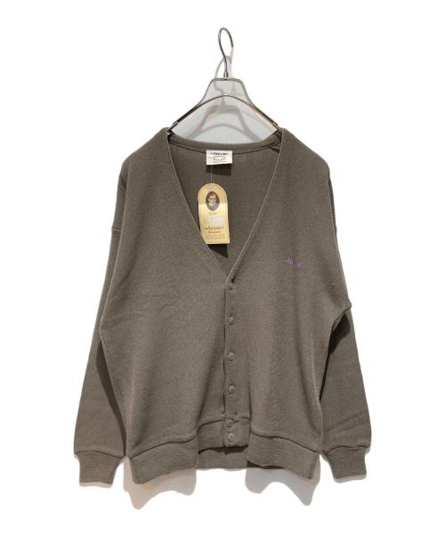 ARROW（アロー）ARROW (アロー) アクリルカーディガンカーディガン グレー サイズ:Lの古着・服飾アイテム