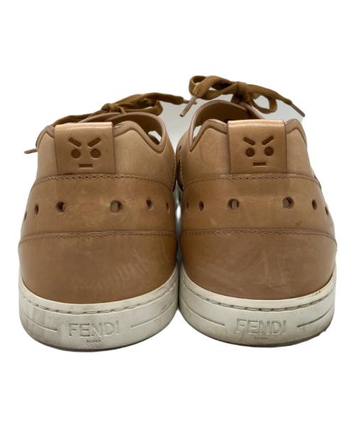 FENDI（フェンディ）FENDI (フェンディ) レザーサンダルスニーカー ブラウン サイズ:7Eの古着・服飾アイテム