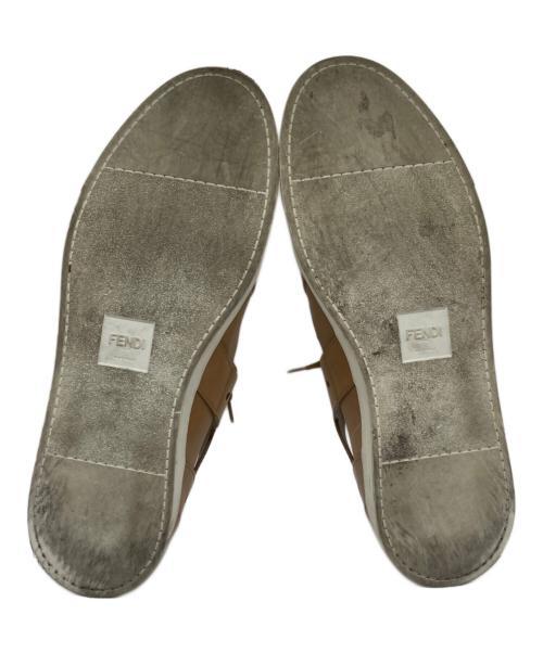 FENDI（フェンディ）FENDI (フェンディ) レザーサンダルスニーカー ブラウン サイズ:7Eの古着・服飾アイテム